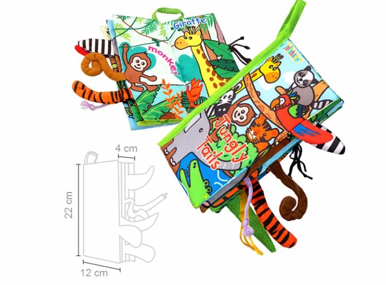 LIBRO SENSORIAL DE TELA PARA BEBÉS 0 A 24 MESES – PACK X2 ESTIMULACIÓN TEMPRANA - 3