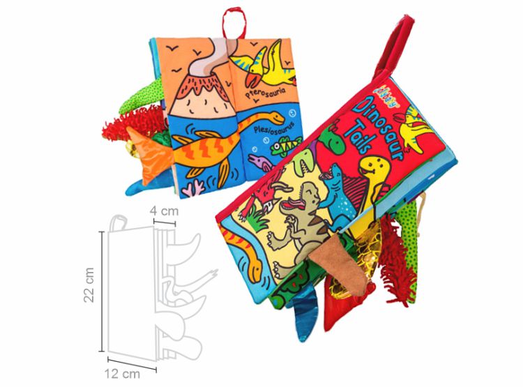 LIBRO SENSORIAL DE TELA PARA BEBÉS 0 A 24 MESES – PACK X2 ESTIMULACIÓN TEMPRANA - 4