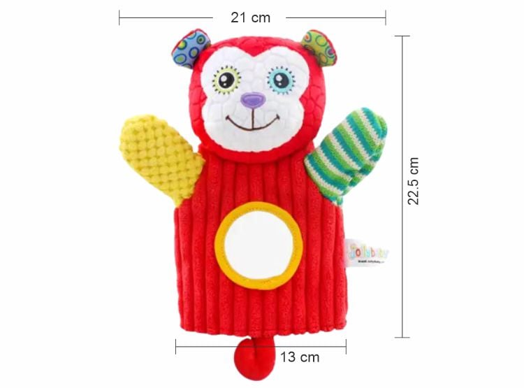 TÍTERE MARIONETA SENSORIAL PARA BEBÉS – JUGUETE DE MANO EDUCATIVO - 4