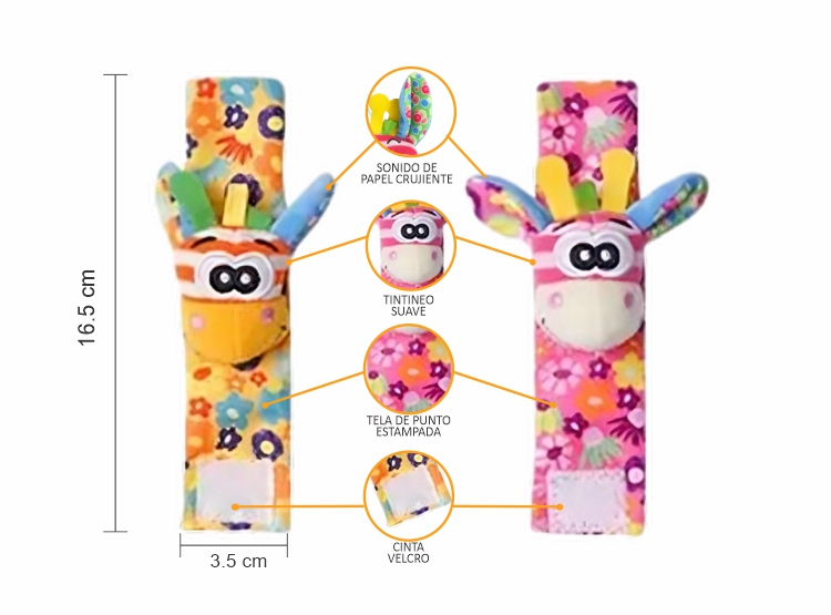 SET DE ESTIMULACIÓN PARA BEBÉS SOZZY + SONAJERO BEBEK BABY – JUGUETES SENSORIALES 0 A 12 MESES - 4