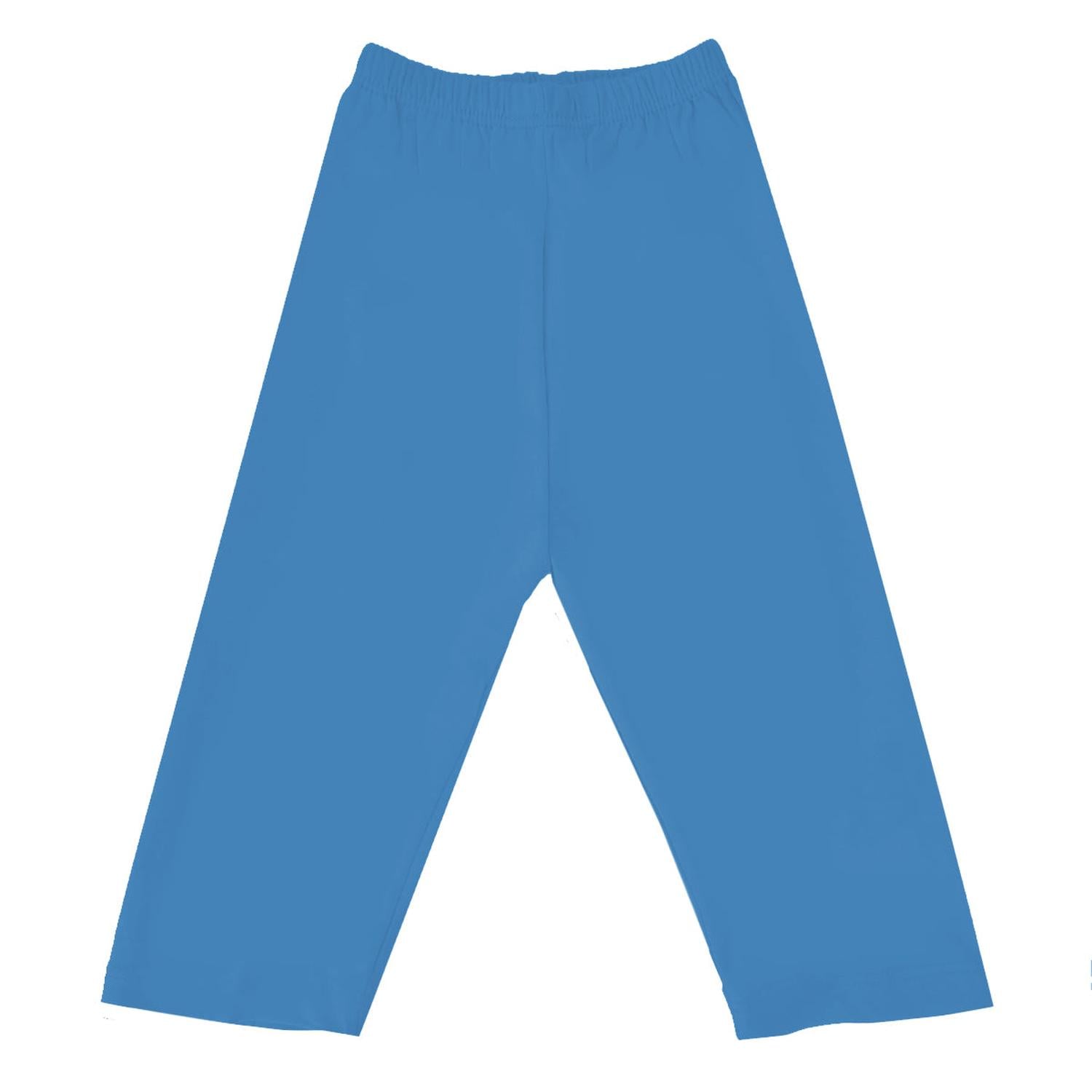 PANTALON SIN PIE - ALGODÓN - AZUL AGUA - 1
