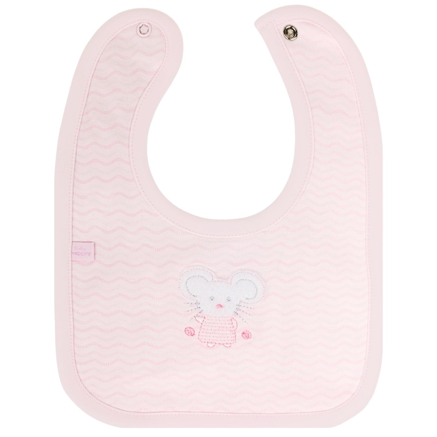 BABERO ALGODON CON BROCHE - W240630 TAMAÑO 0 A 12 MESES - 1