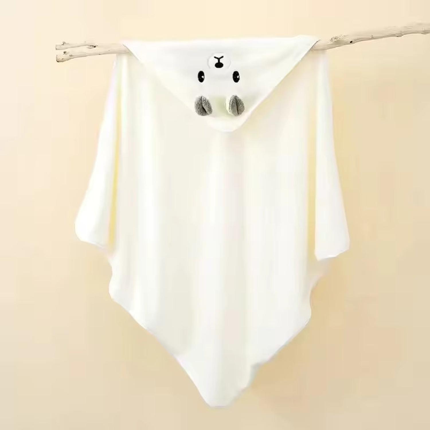 TOALLA BAÑO BEBÉ - OSITO - BLANCO V2 - 1