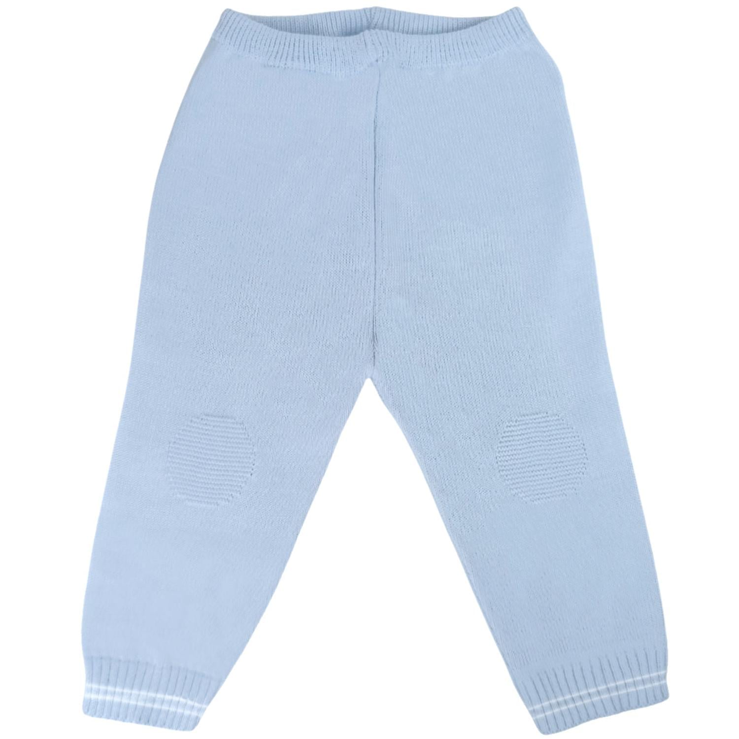 CONJUNTO BEBÉ HILO CONEJO 4 PIEZAS - BLANCO CELESTE - T2 - 3