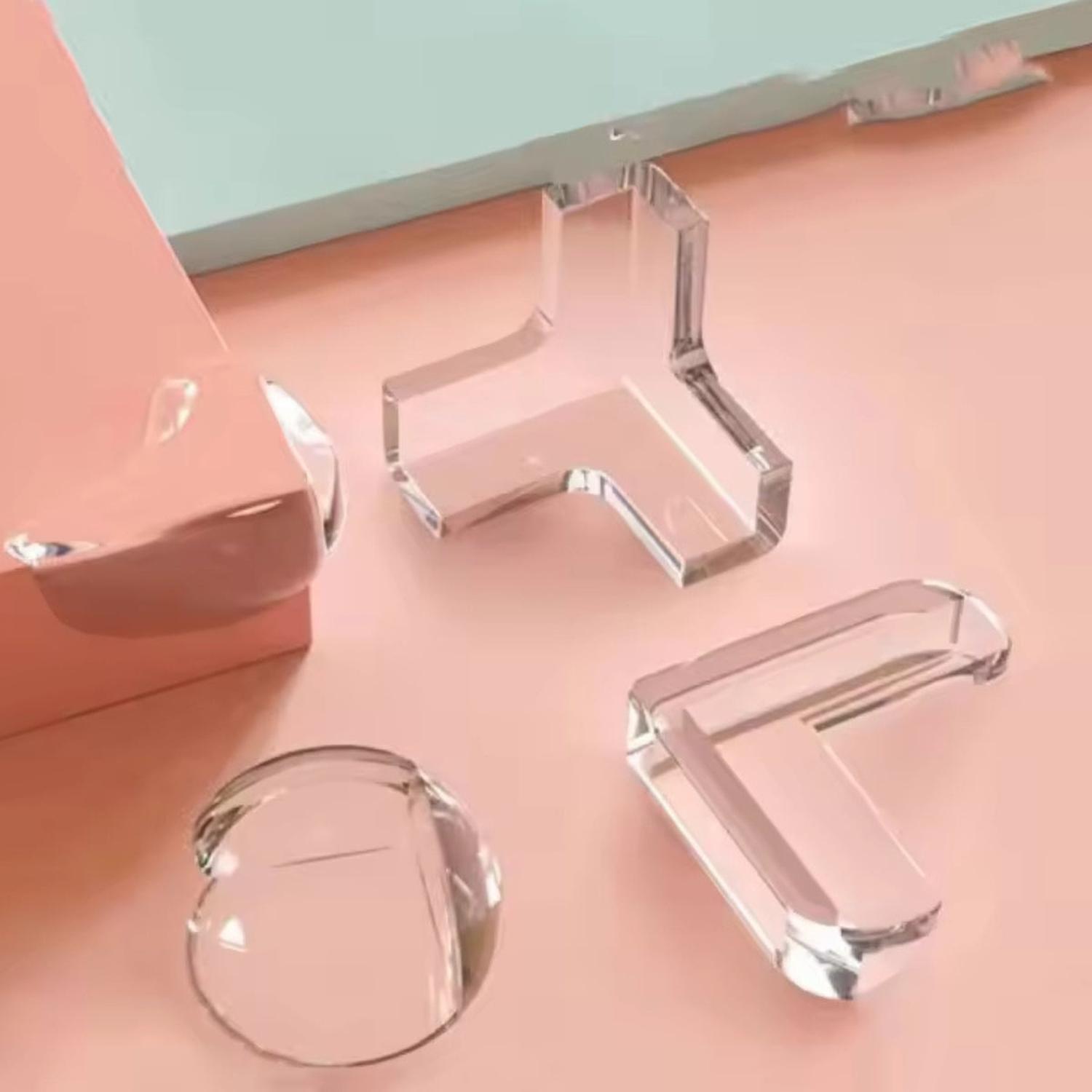 PROTECTOR DE ESQUINAS BEBES PARA MUEBLES FORMA DE L - 8X - 3