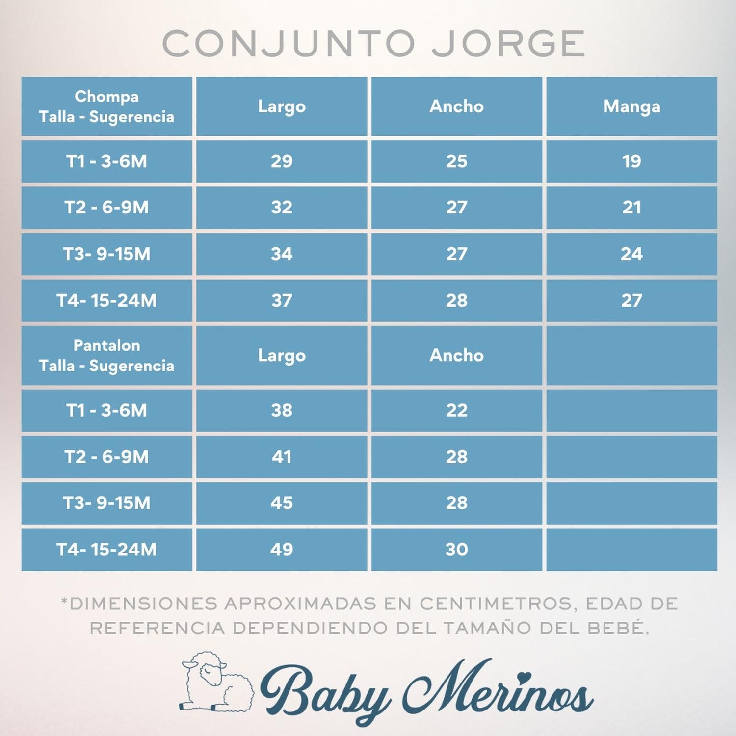 CONJUNTO BEBÉ JORGE - CAMELLO - 5
