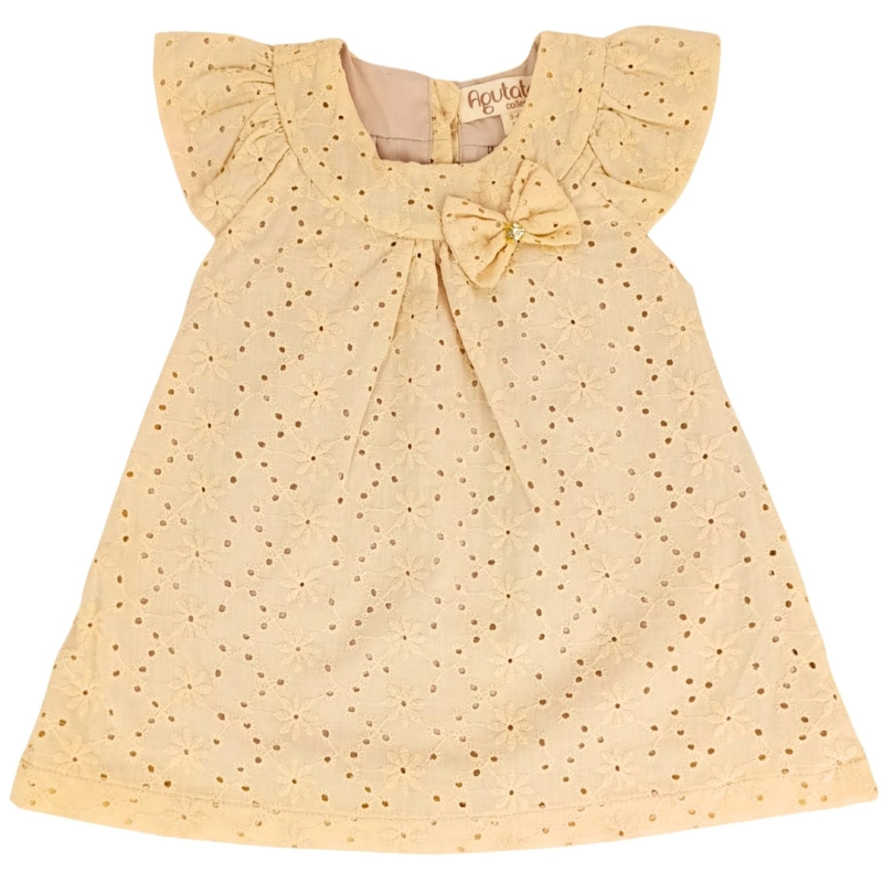 VESTIDO BEBÉ - KATERYN - BEIGE - 1