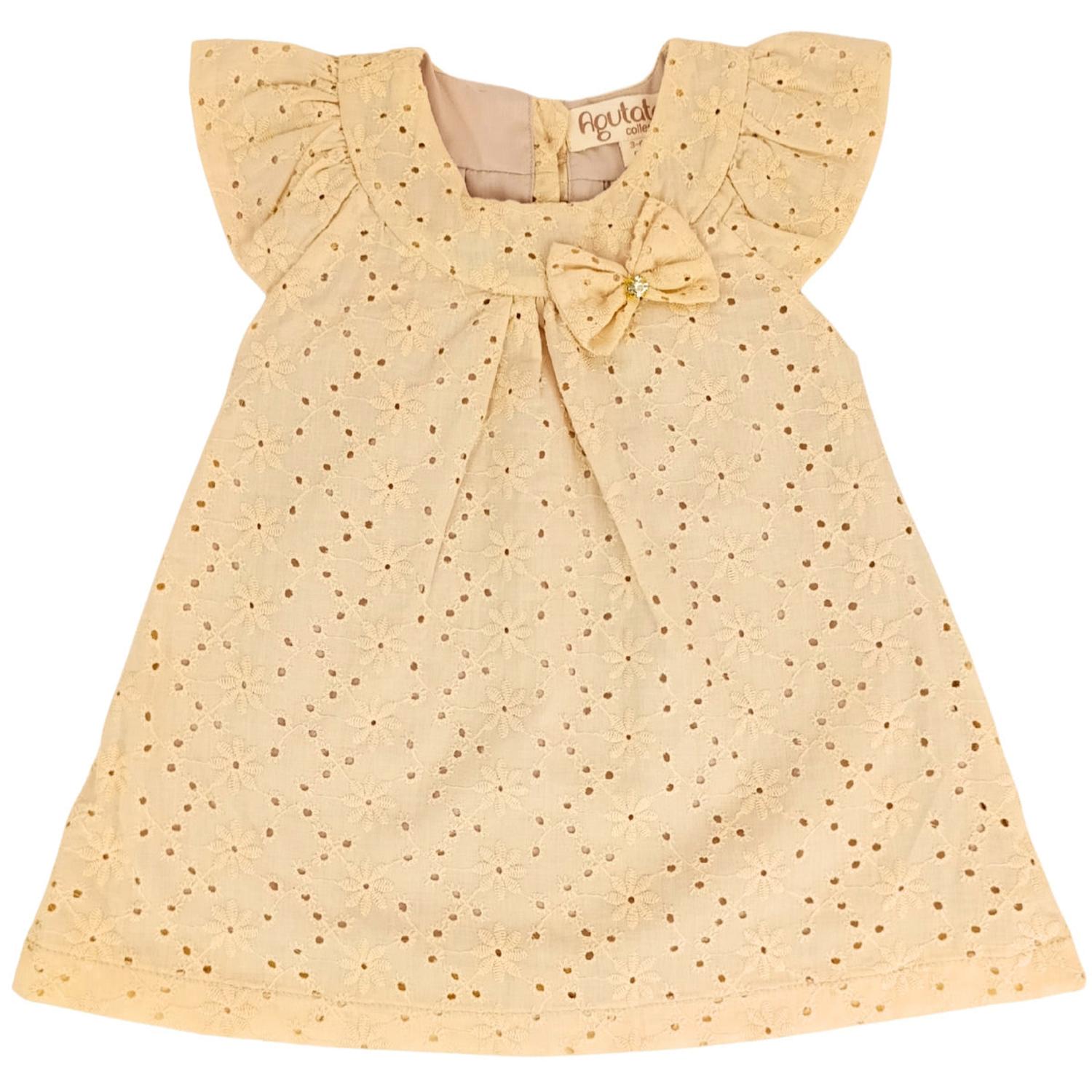 VESTIDO BEBÉ - KATERYN - BEIGE - 1
