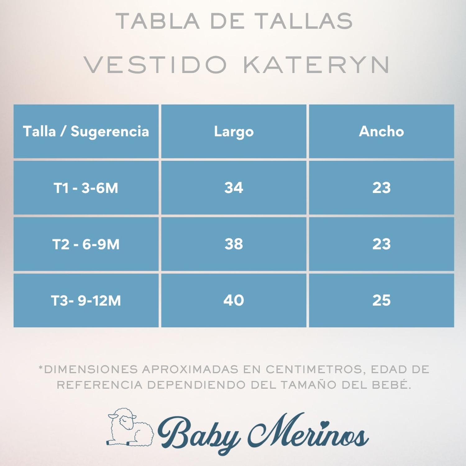 VESTIDO BEBÉ - KATERYN - BEIGE - 6