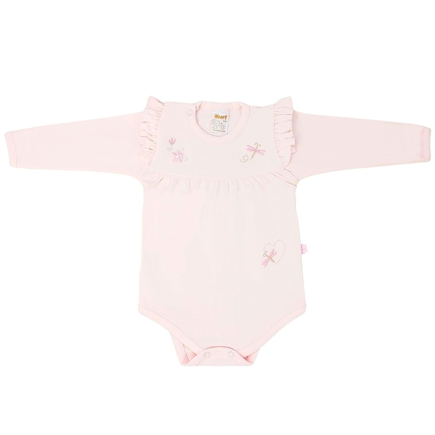 AJUAR DE BEBÉ 3 PIEZAS LIBÉLULA ENCANTADA ROSA - T1 - 3
