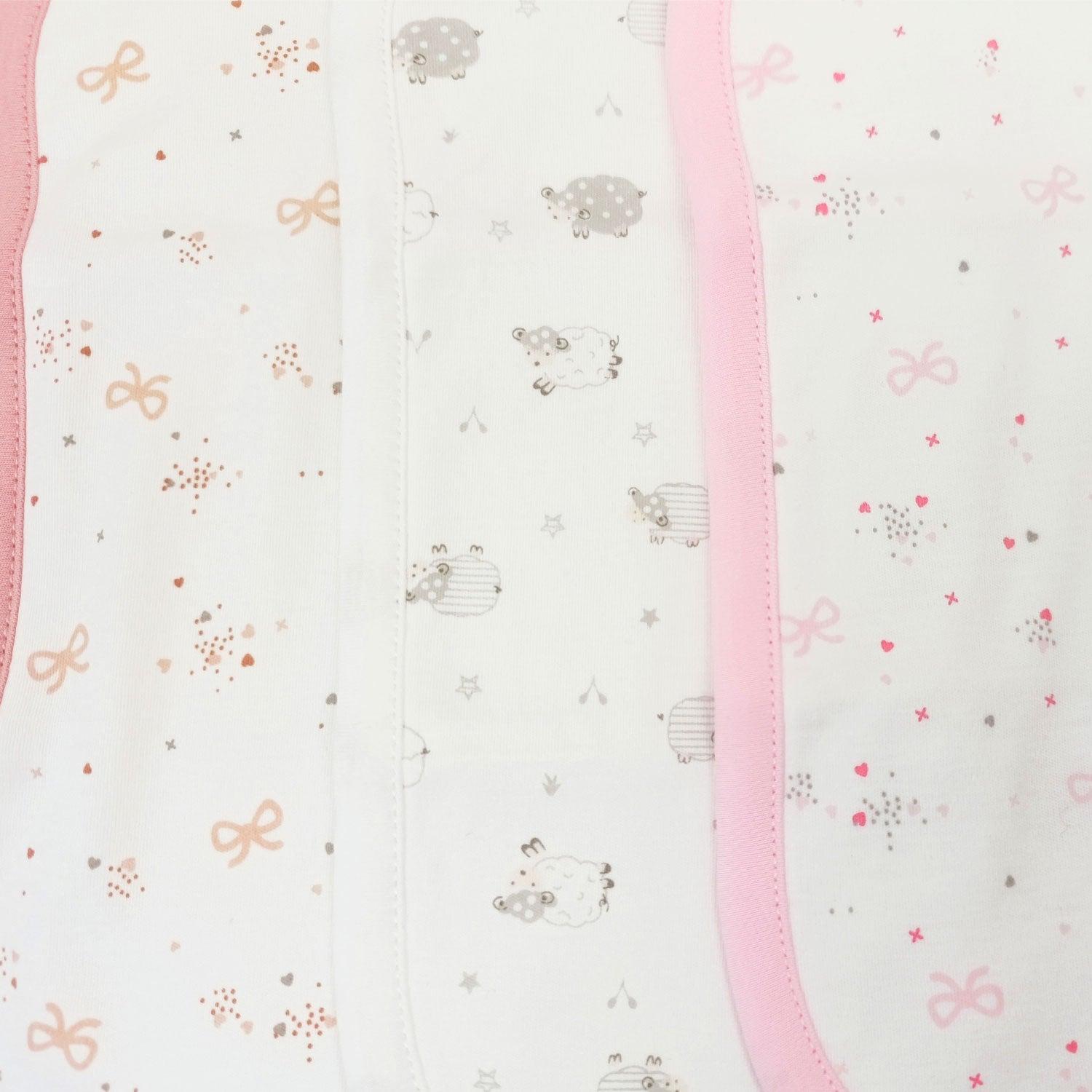 PACK DE 3 BABITAS EN ALGODÓN - NIÑA N1309 - 5
