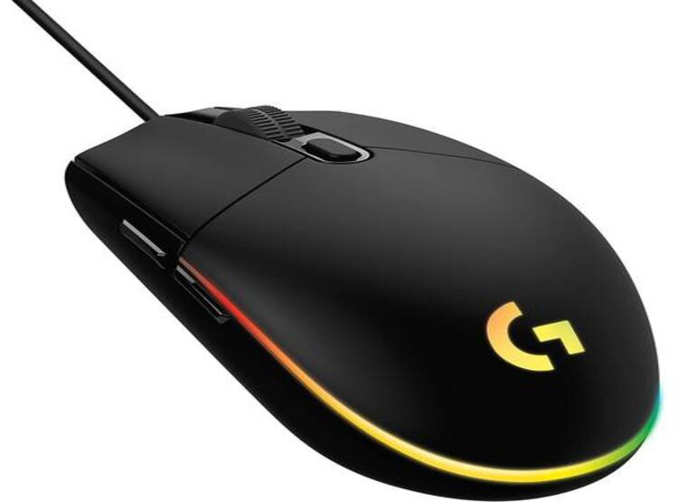 MOUSE LOGITECH G203 LIGHTSYNC OPTICAL 800 DPI RGB NEGRO - 2