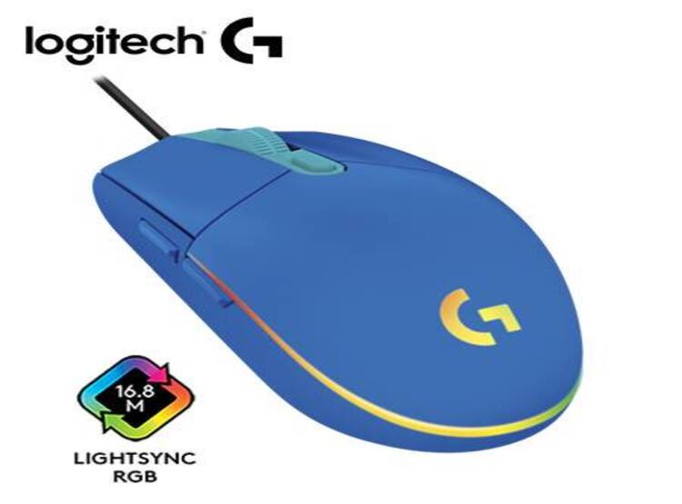 MOUSE LOGITECH G203 LIGHTSYNC OPTICAL 8000 DPI RGB AZUL - 1
