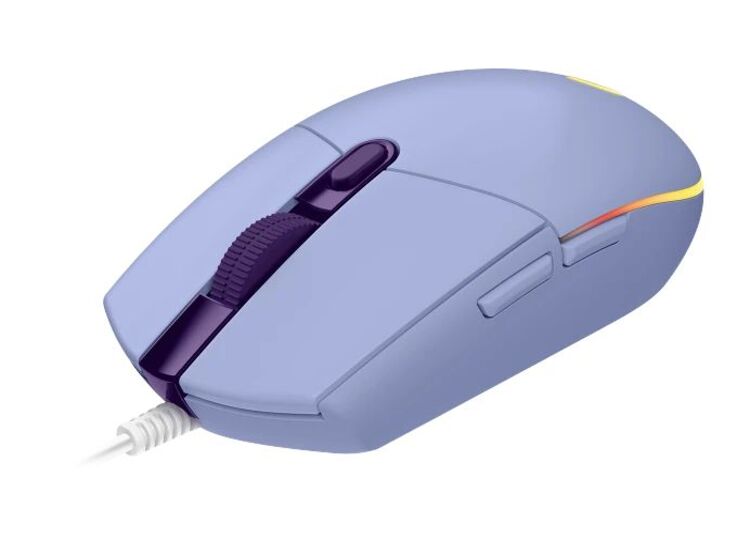 MOUSE LOGITECH G203 LIGHTSYNC OPTICAL 8000 DPI RGB LILA - 2