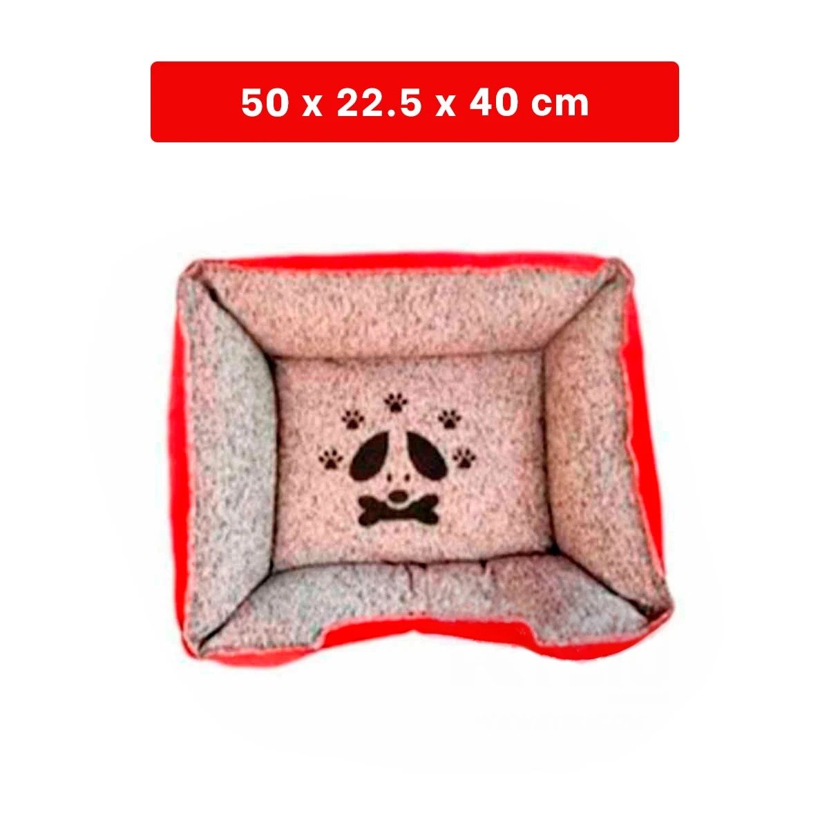 CAMA PERROS COLOR ROJO EN TALLA S RYBIU - 4