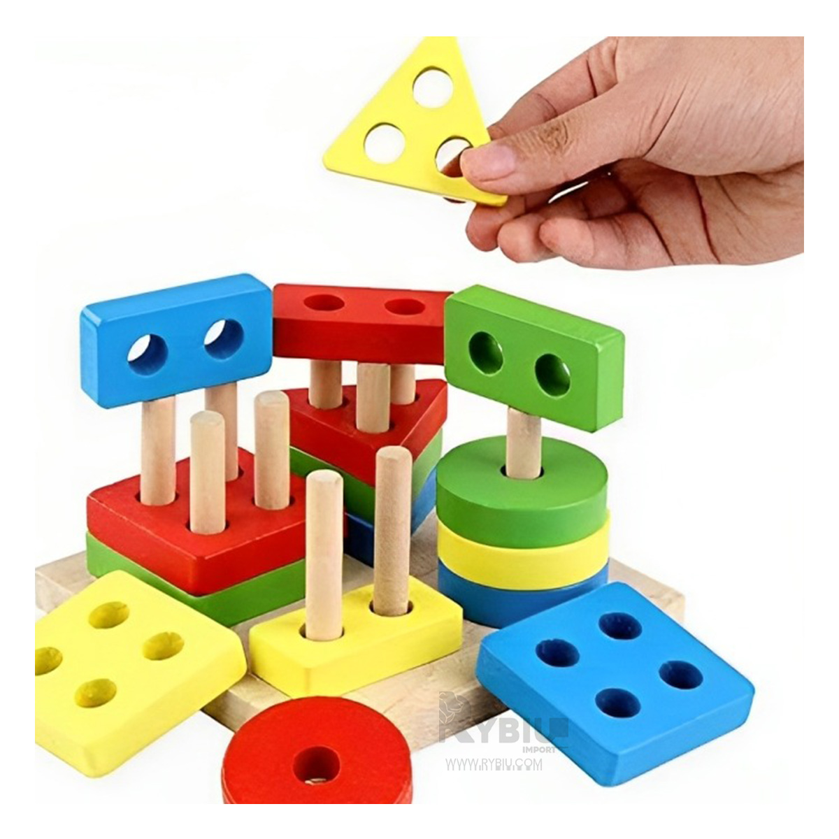 JUEGO DIDACTICO MULTIFUNCIONAL CON FIGURAS PLANTADO - 1