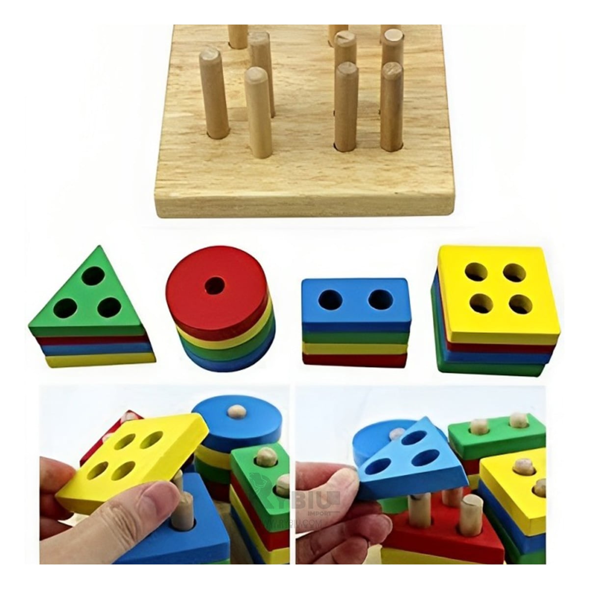 JUEGO DIDACTICO MULTIFUNCIONAL CON FIGURAS PLANTADO - 4
