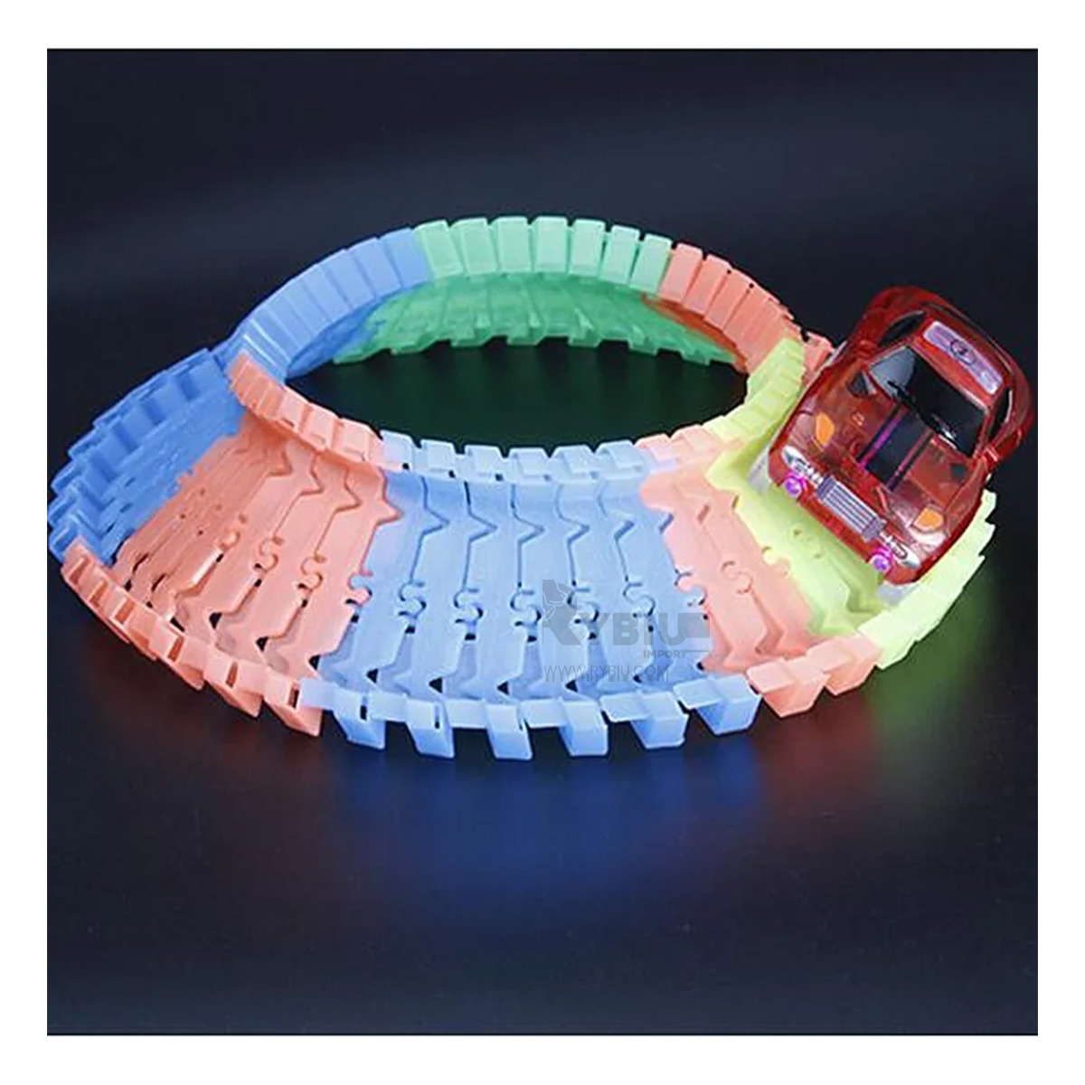 PISTA RYBIU FLEXIBLES DE COLORES CON AUTO LUMINOSO - 3