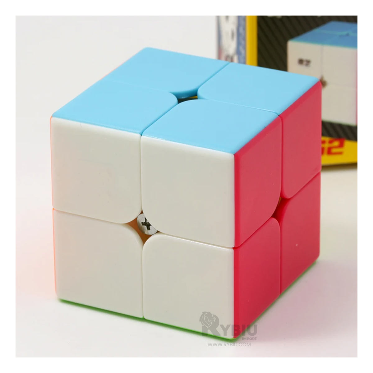 CUBO MAGICO CUADRADO DE 2X2 MODELO COLORES ENTEROS - 1