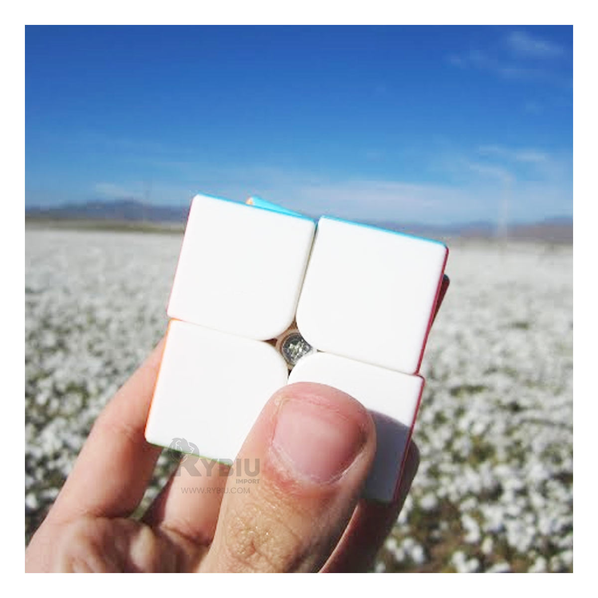 CUBO MAGICO CUADRADO DE 2X2 MODELO COLORES ENTEROS - 3