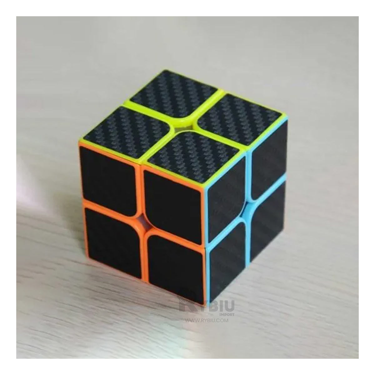 CUBO MAGICO CUADRADO DE 2X2 MODELO BORDES DE COLORES - 1