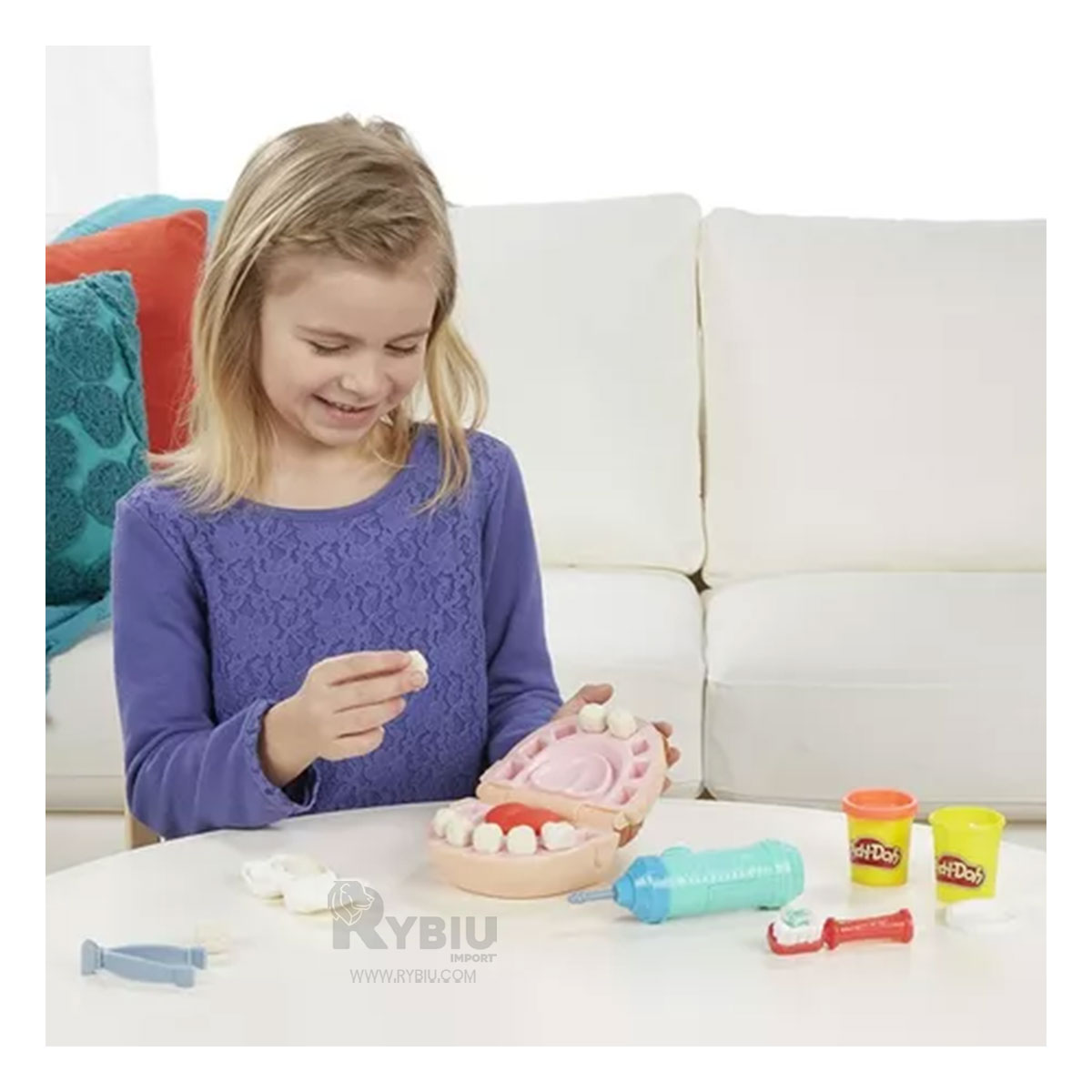 JUEGO DE DENTISTA RYBIU MASAS DIDACTICO EN PLASTILINA - 1