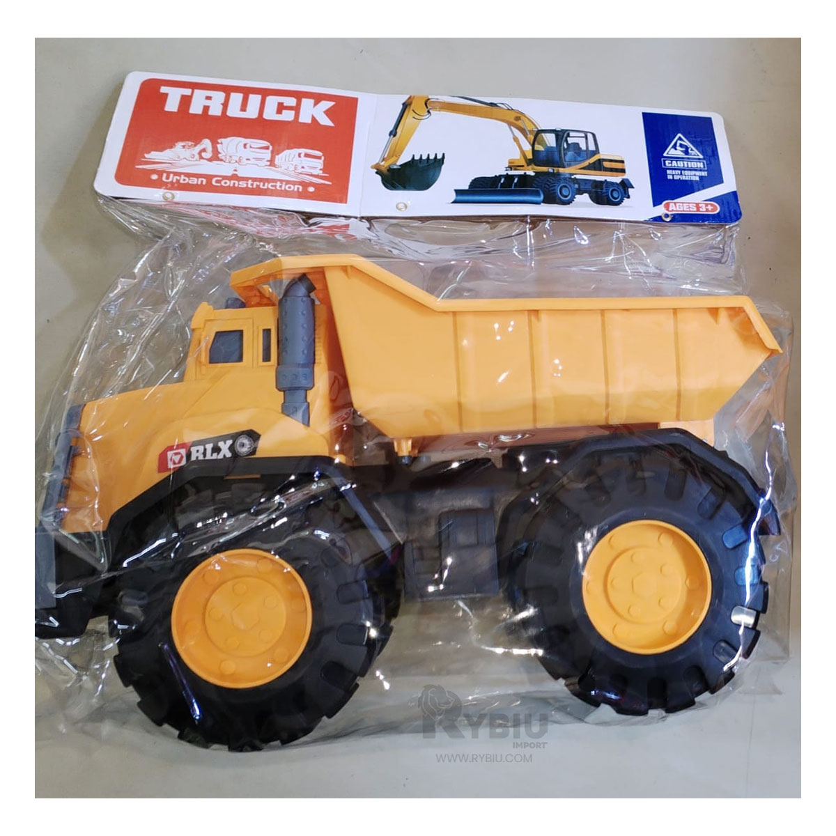 CARRO RYBIU TRUCK VOLQUETE PARA NIÑOS AMARILLO - 1