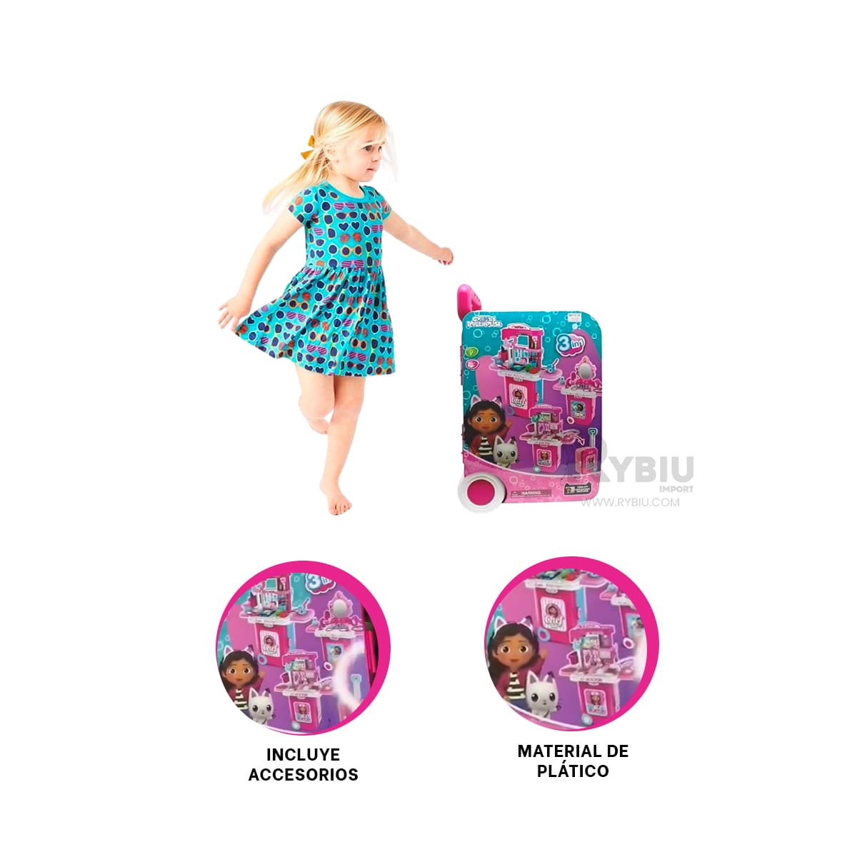 SET PARA NIÑAS EN MULTICOLOR Y+PAPEL DE REGALO - 4