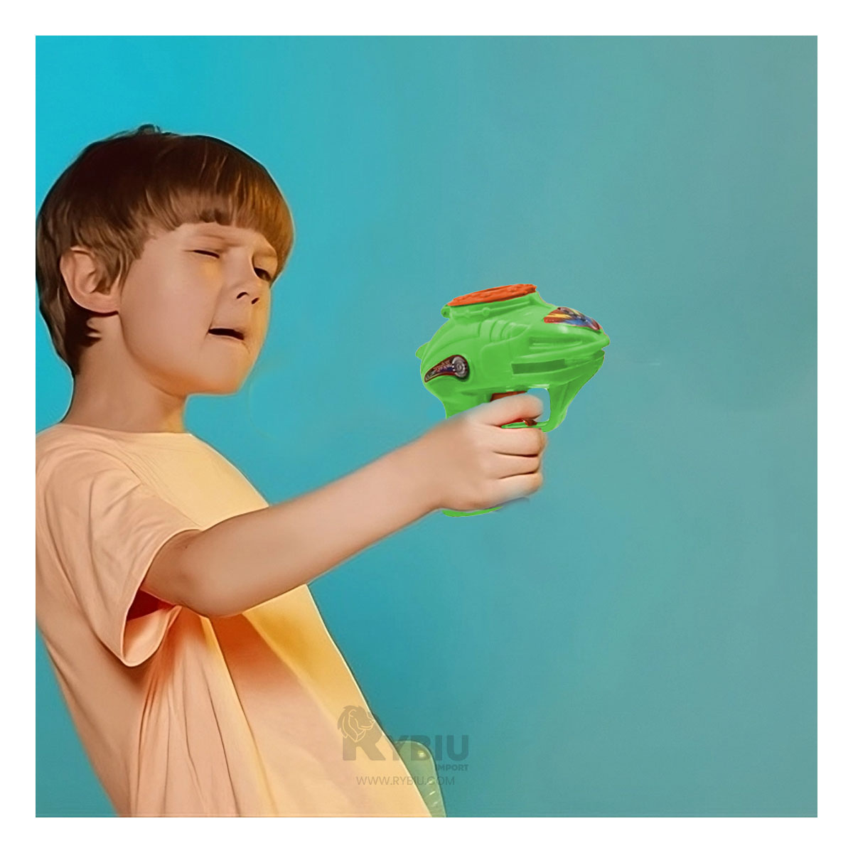 PISTOLA RYBIU LANZA DARDOS BLISTER PARA NIÑOS DE COLOR VERDE - 4