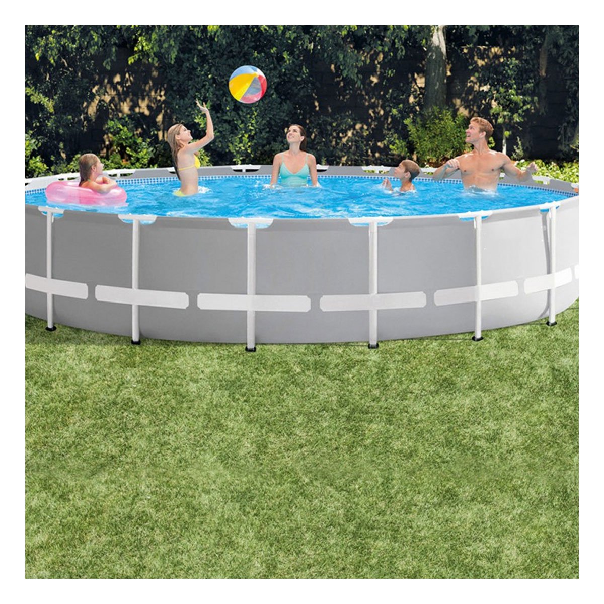 PISCINA EXTERIOR CIRCULAR PARA NINOS Y ADULTOS - 2