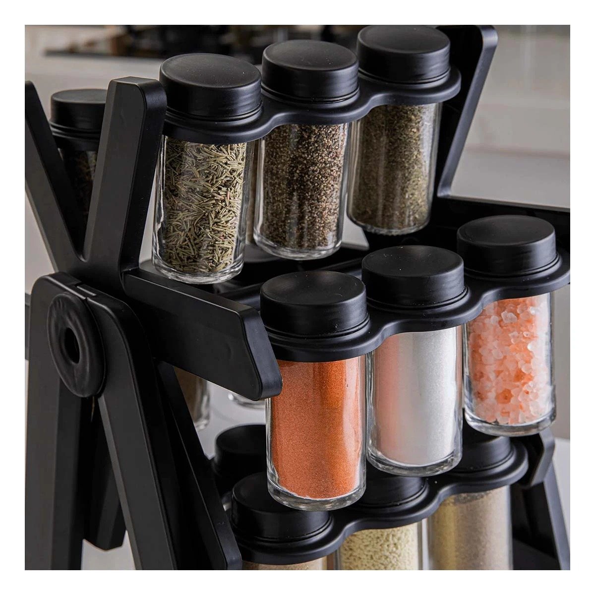 ORGANIZADOR RYBIU CO29445 NEGRO SAZONADORES + PAPEL REGALO - 5