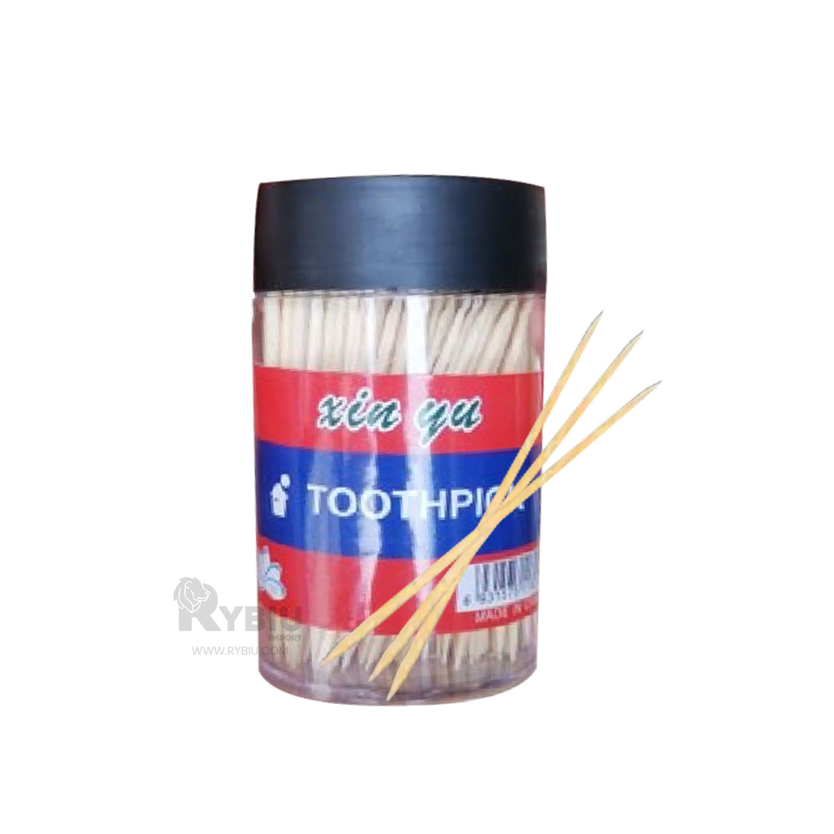CONTENEDOR DE COLOR NEGRO PACK DE 2 PARA PALITOS MONDADIENTES CON TAPA - 6