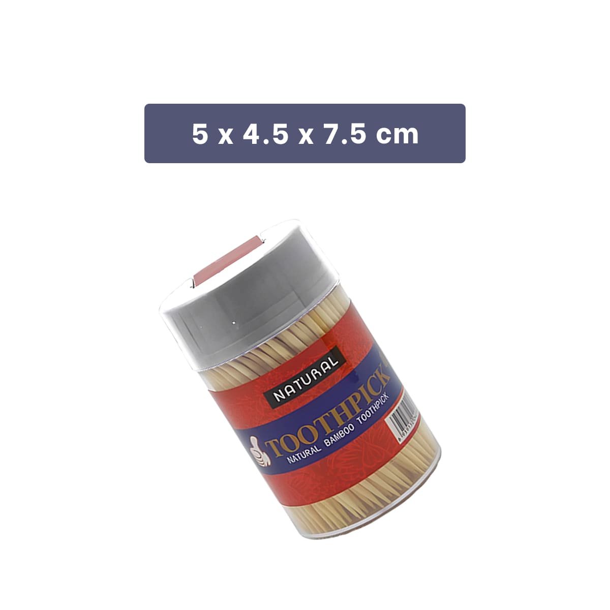 CONTENEDOR DE COLOR BLANCO PACK DE 2 PARA PALITOS MONDADIENTES CON TAPA - 4