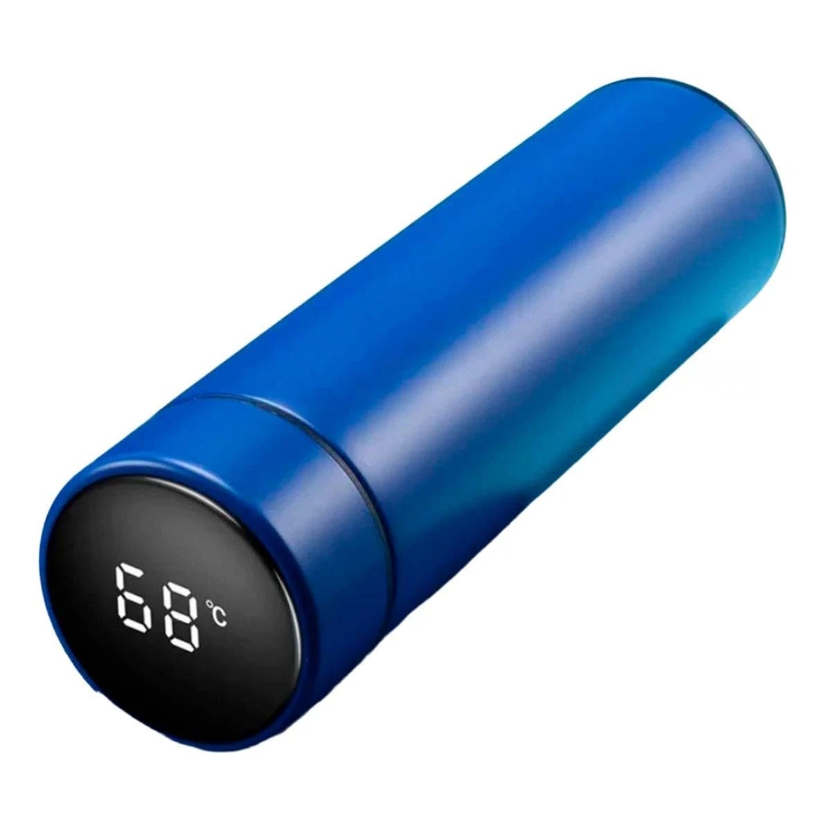 TERMO RYBIU CO30484 ACERO INOXIDABLE ELEGANTE USO DIARIO 500ML AZUL + PAPEL REGALO - 1