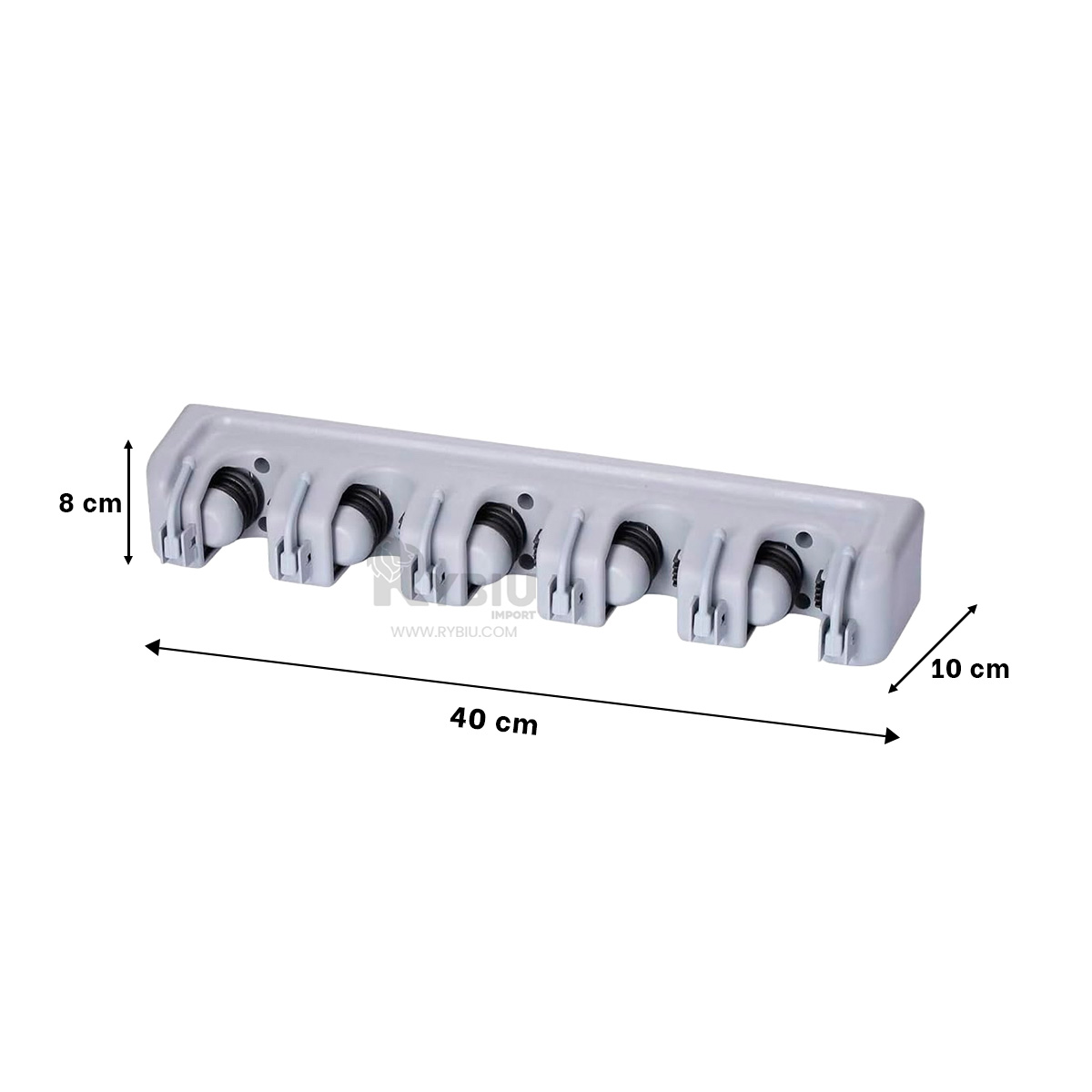 SET COLGADOR RYBIU HO30728 GRIS PLOMO VERSATIL + REGALO AGENDITA - 5