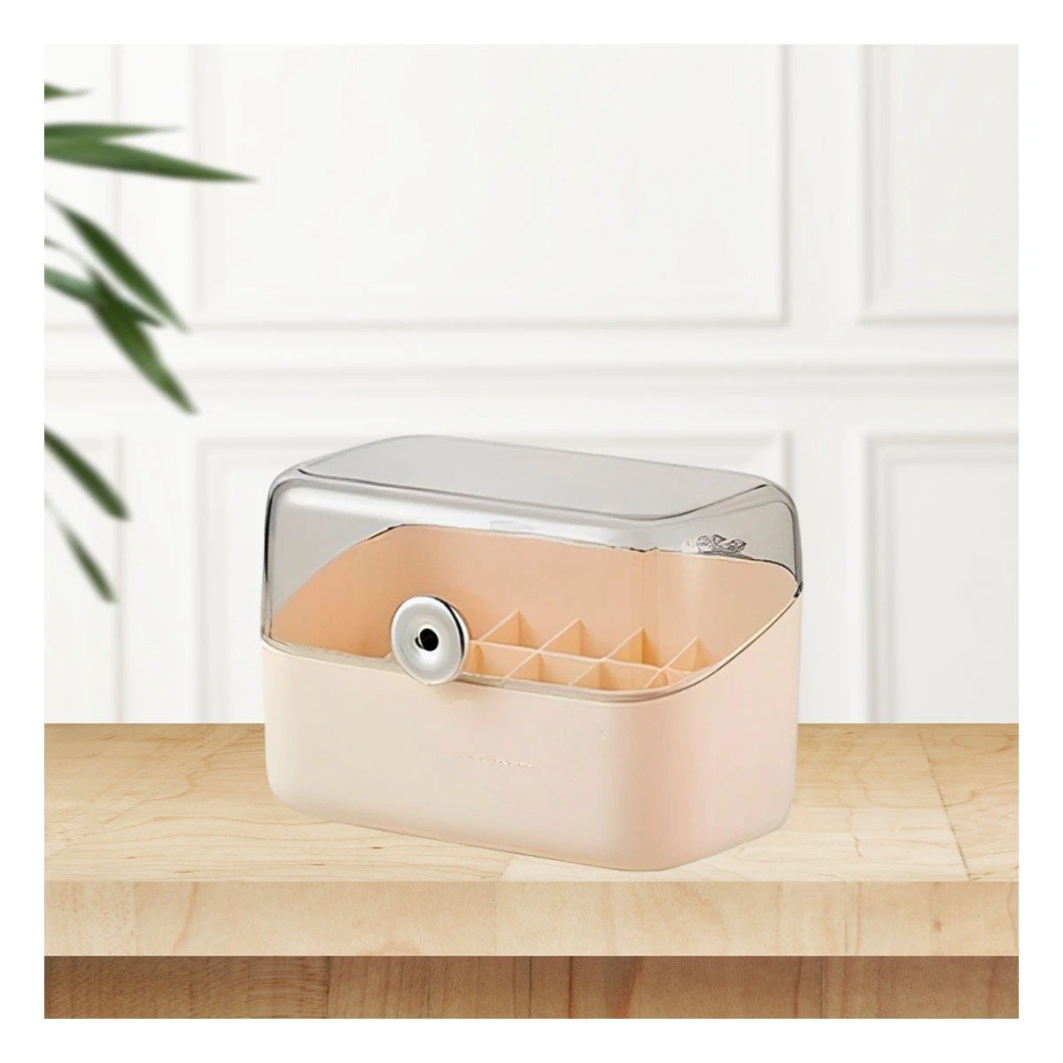 ORGANIZADOR RYBIU BE32237 BEIGE CAJA MAQUILLAJE + REGALO STICKERS - 5