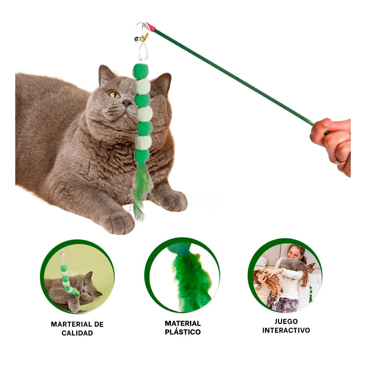 JUGUETE EN COLOR VERDE CON BOLITAS PLASTICO PARA ACTIVIDAD CONSTANTE - 3