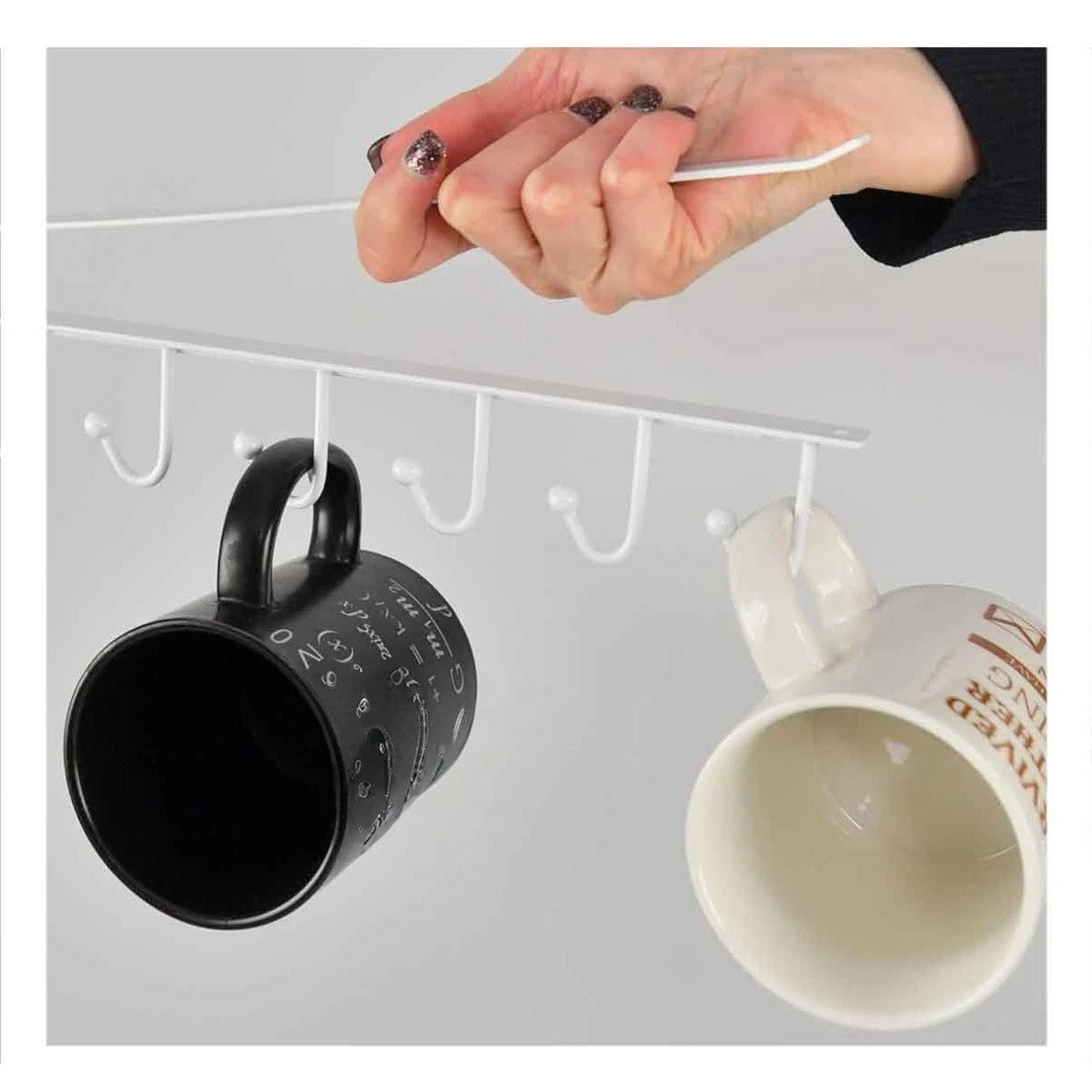 SOPORTE RYBIU HO29714 BLANCO VERSATIL VASOS + PAPEL REGALO - 5