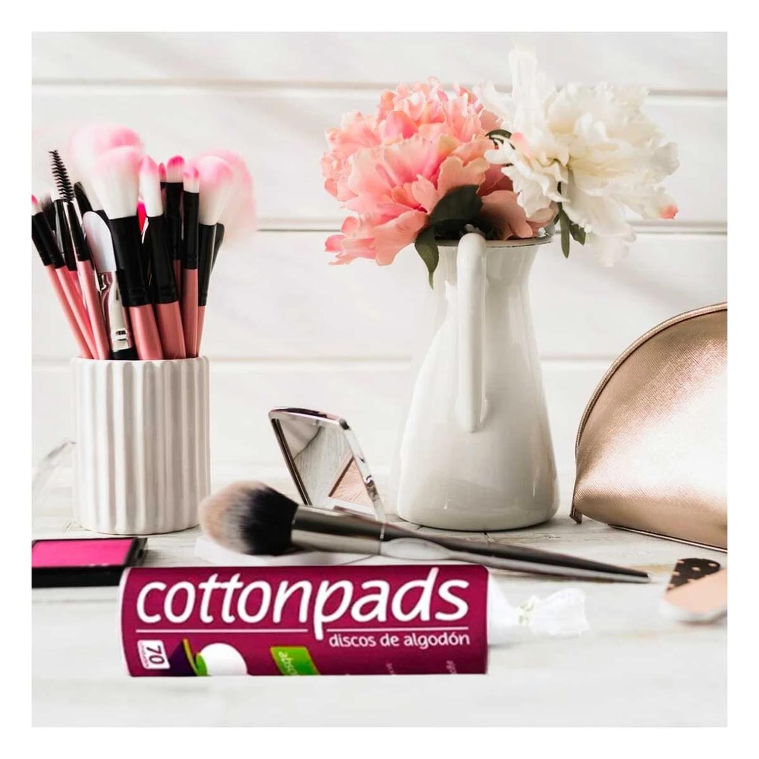 SET DESMAQUILLANTE FACIAL RYBIU BE29966 DISCOS SUAVES DESMAQUILLADORES 70 UN + REGALO STICKERS - 4