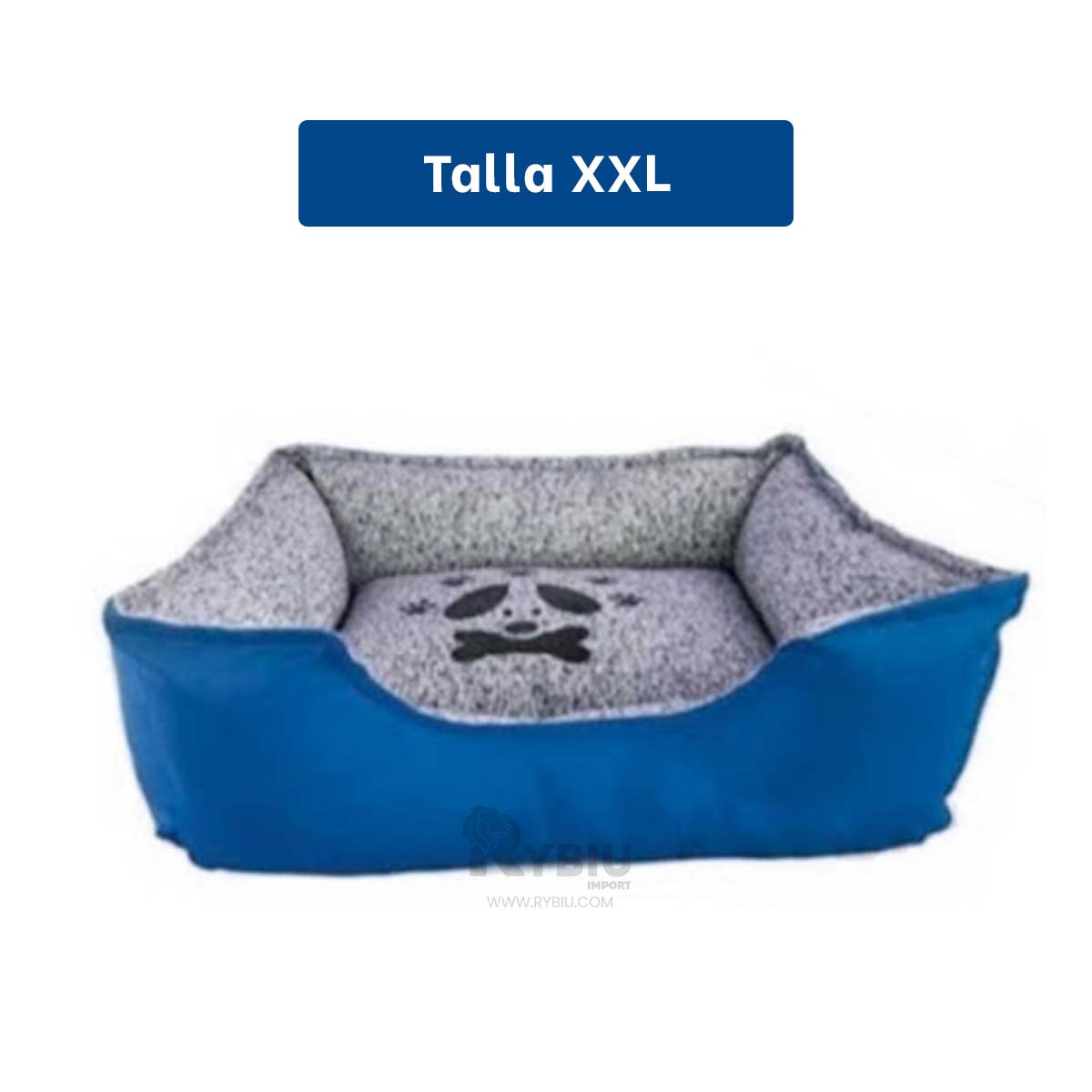 CAMA PERROS MA31051 RYBIU FUNCIONAL Y COMODO AZUL TALLA XXL + AGENDITA - 5