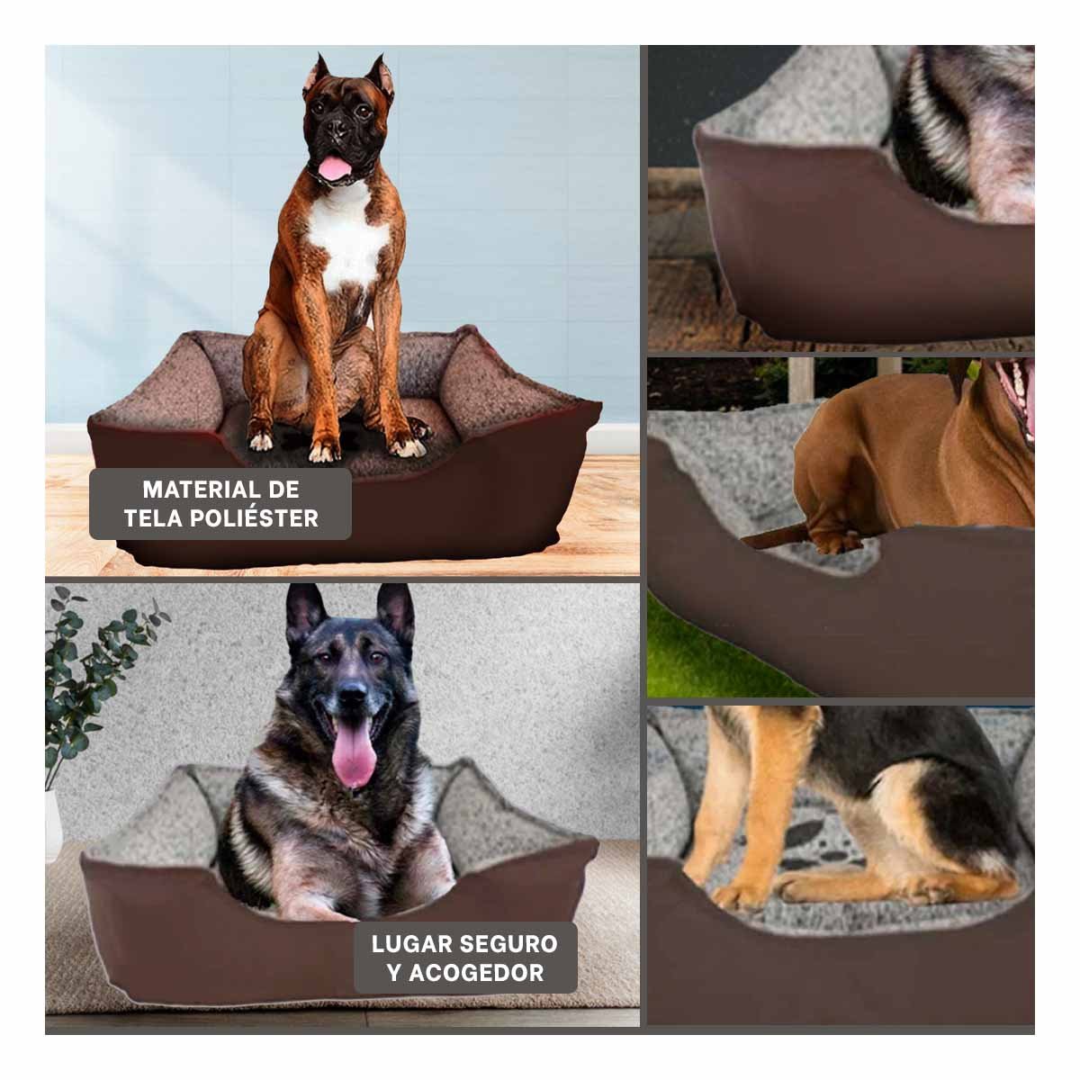 CAMA PERROS MA31048 RYBIU COLOR MARRON EN TALLA XXL - 5