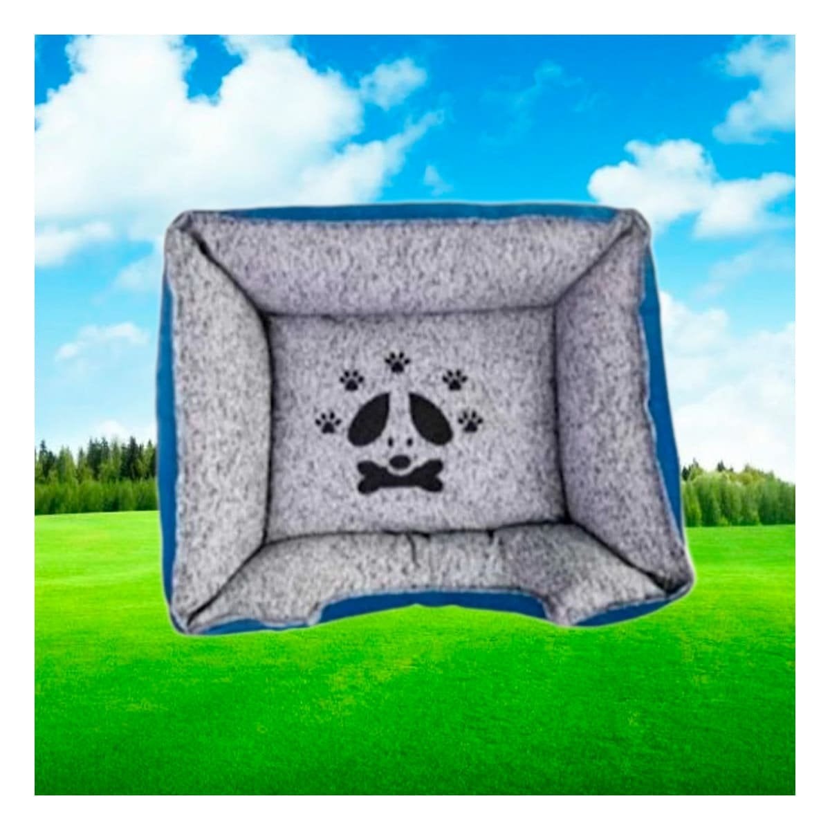 CAMA PERROS MA31051 RYBIU COMODA Y GRANDE AZUL TALLA XXL + STICKERS - 2