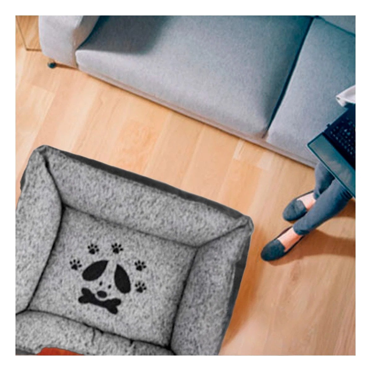CAMA PERROS MA31049 RYBIU COLOR NEGRO EN TALLA XXL - 1