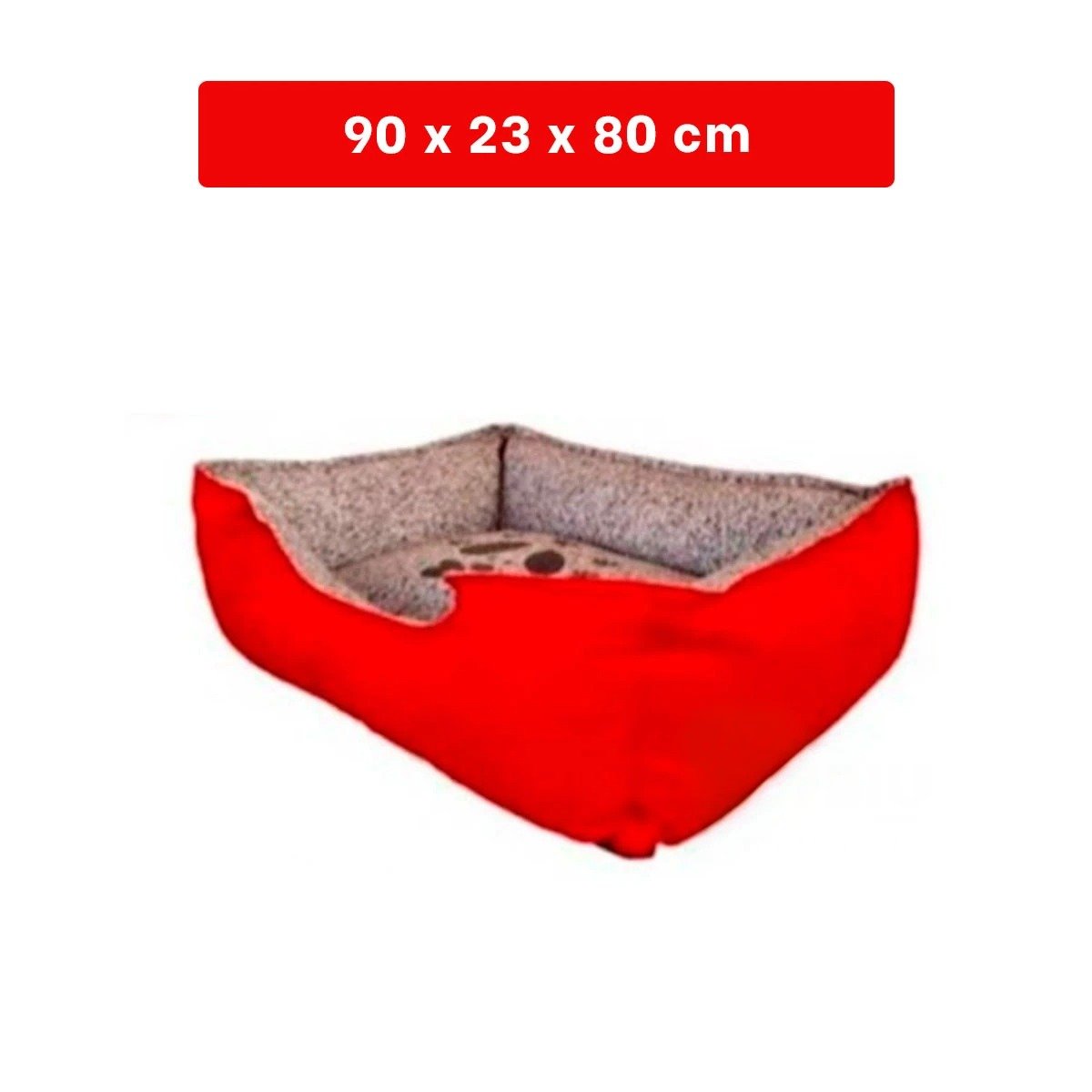 CAMA PERROS MA31050 RYBIU COLOR ROJO EN TALLA XXL - 4