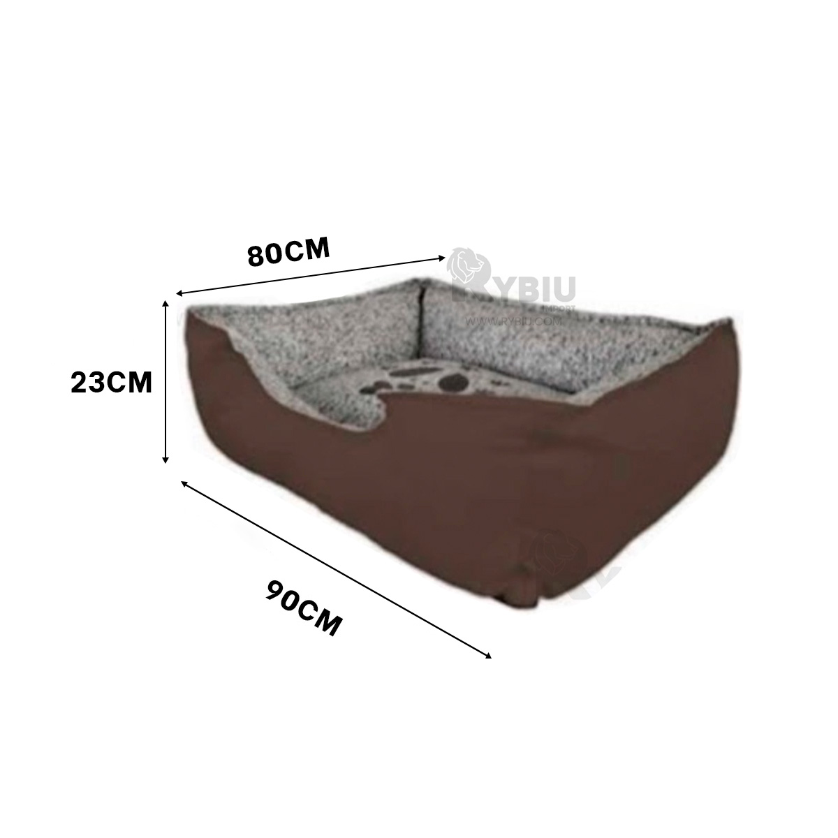 CAMA PERROS MA31048 RYBIU MARRON EN TALLA XXL + AGENDITA - 4