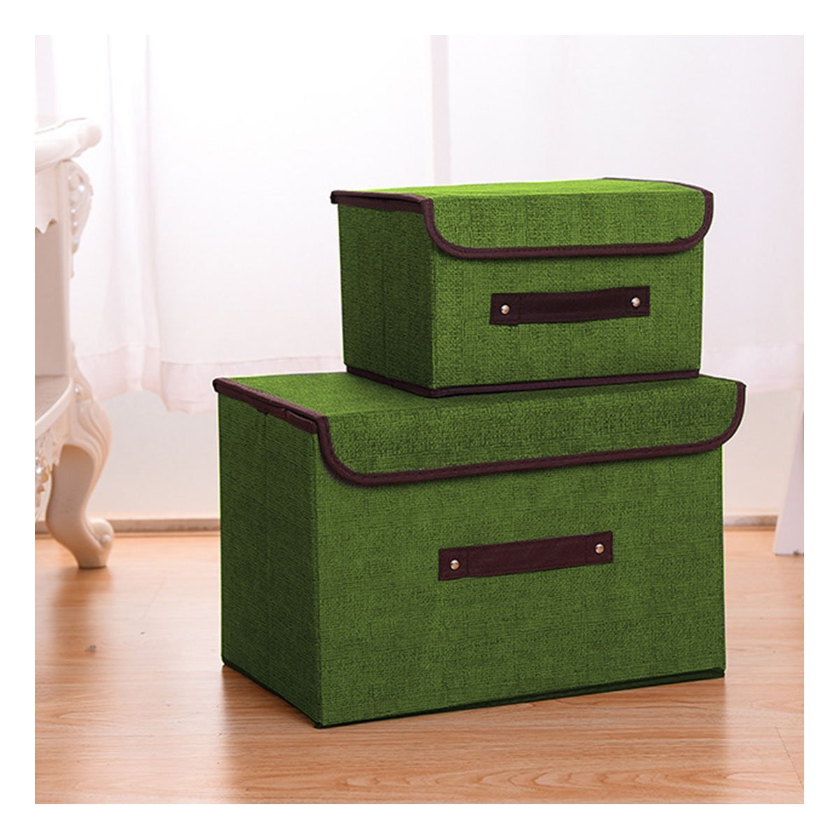 CAJA RYBIU HO29773 VERDE ADAPTABLE TELA + PAPEL REGALO - 5