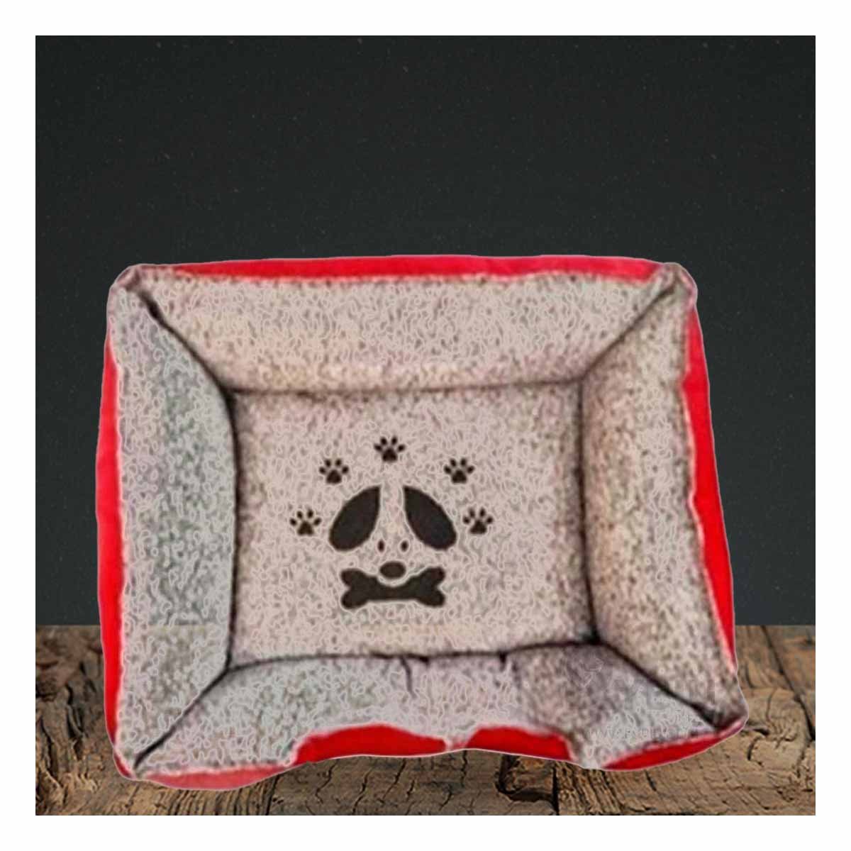 CAMA PERROS MA31050 RYBIU COLOR ROJO EN TALLA XXL + PAPEL DE REGALO - 5