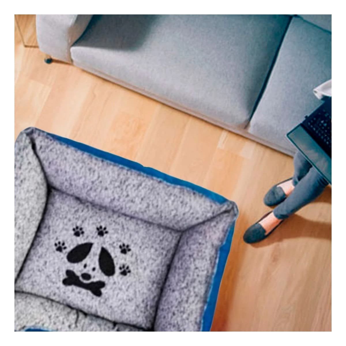 CAMA PERROS MA31051 RYBIU COMFORTABLE COLOR AZUL TALLA XXL - 1