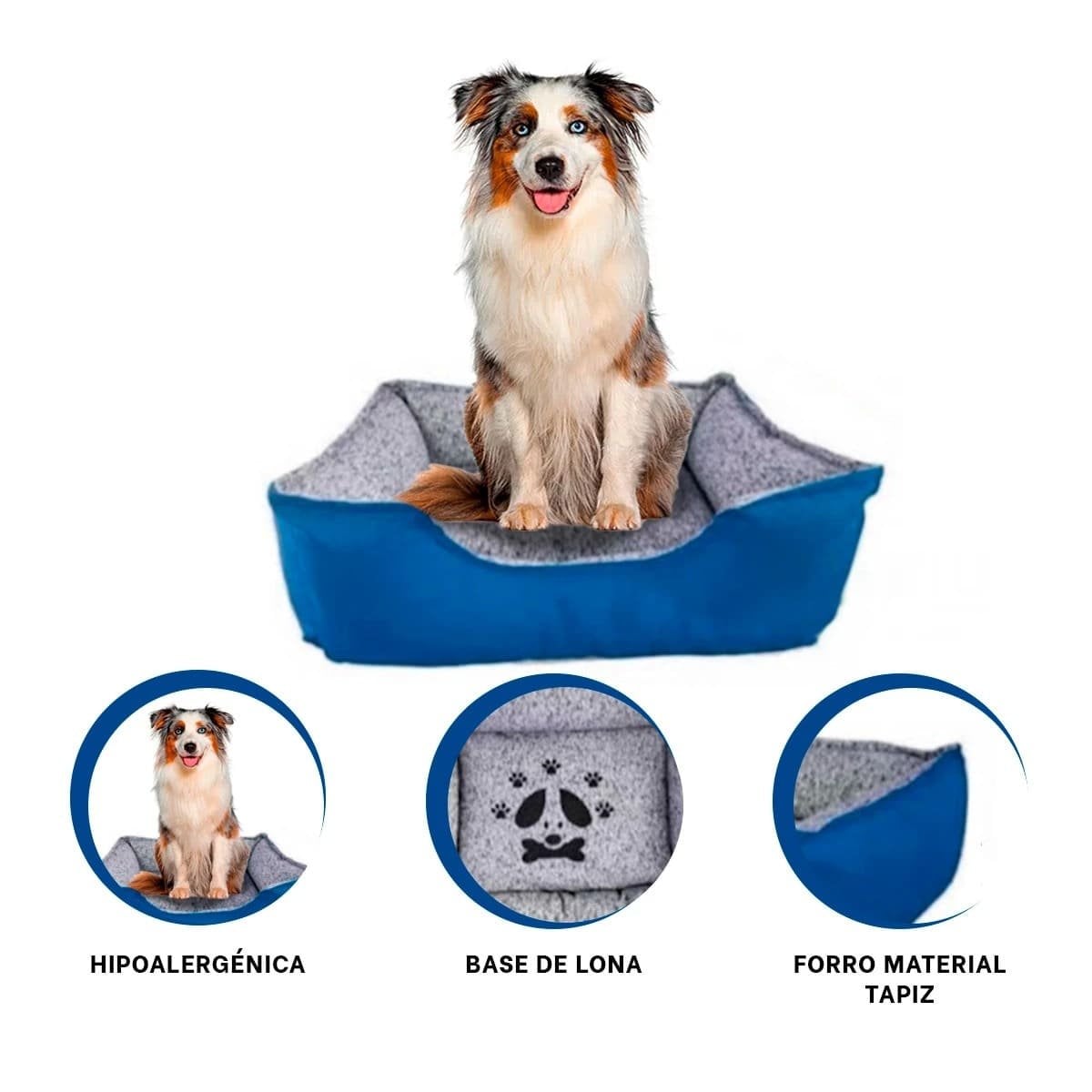 CAMA PERROS MA31051 RYBIU COMFORTABLE COLOR AZUL TALLA XXL - 3