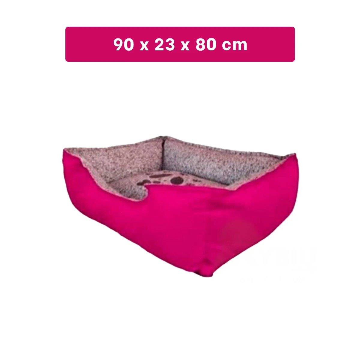 CAMA PERROS MA31047 RYBIU COLOR FUCSIA EN TALLA XXL + PAPEL DE REGALO - 4